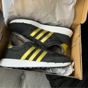 Adidas Black and Gold Run 60S 2.0 Shoes